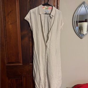 Tommy Bahama Light Tan Shirt Dress